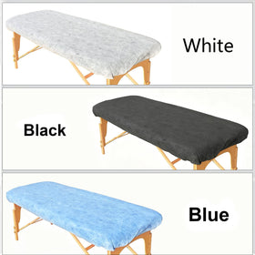 ZMDREAM sheet beside measuring tape illustrating 82 x 35 inch fit for standard tables