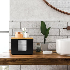 ZMZKKLL styled on bathroom vanity to enhance decor and organization
