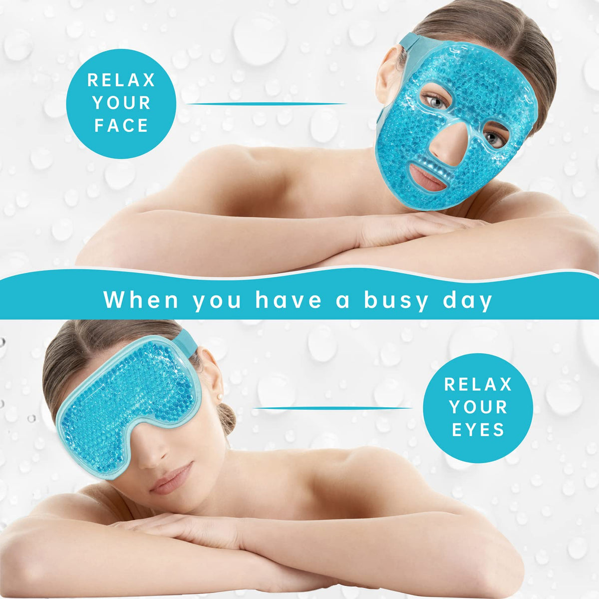 ZNÖCUETÖD mask worn by model demonstrating contour fit and coverage