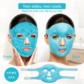 ZNÖCUETÖD mask worn in bedroom demonstrating restful nighttime relief