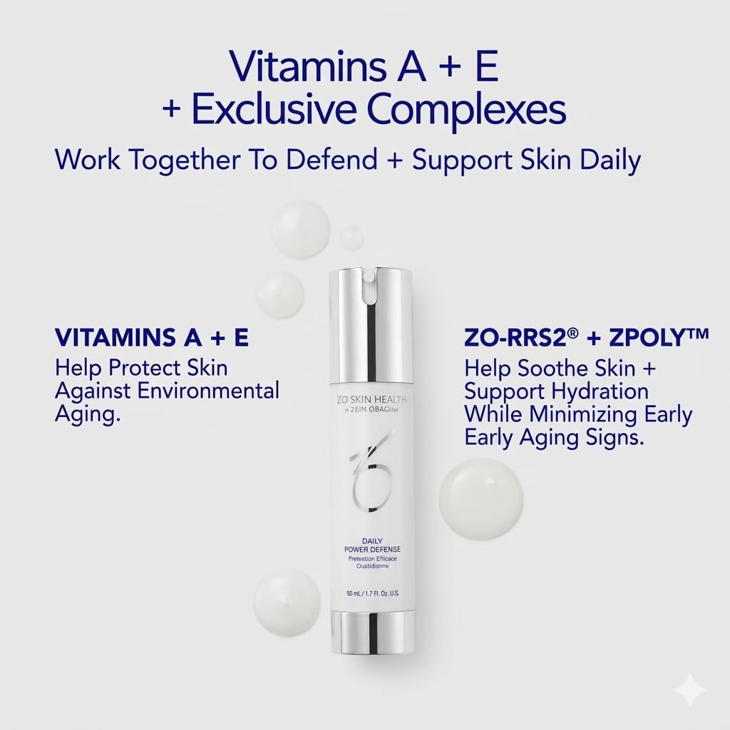 ZO SKIN HEALTH serum pump in hand demonstrating lightweight texture and easy layering benefit