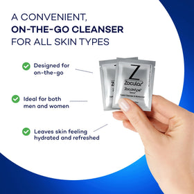 Zocular travel pack on nightstand showing portability and handy daily access