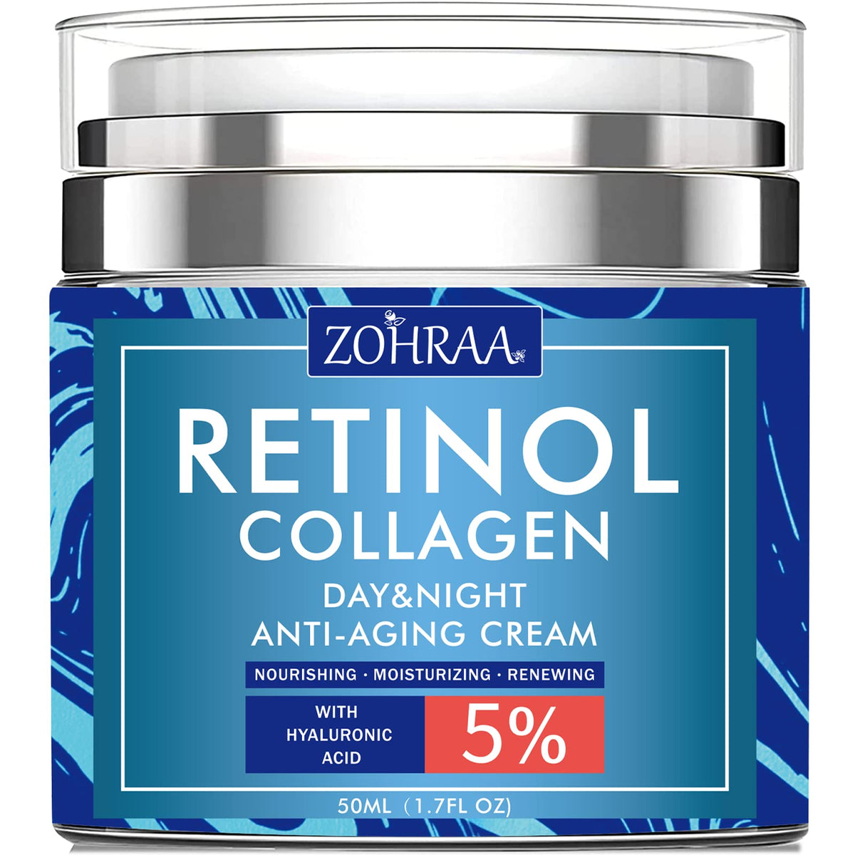 ZOHRAA front packaging showing product and benefits for anti-aging