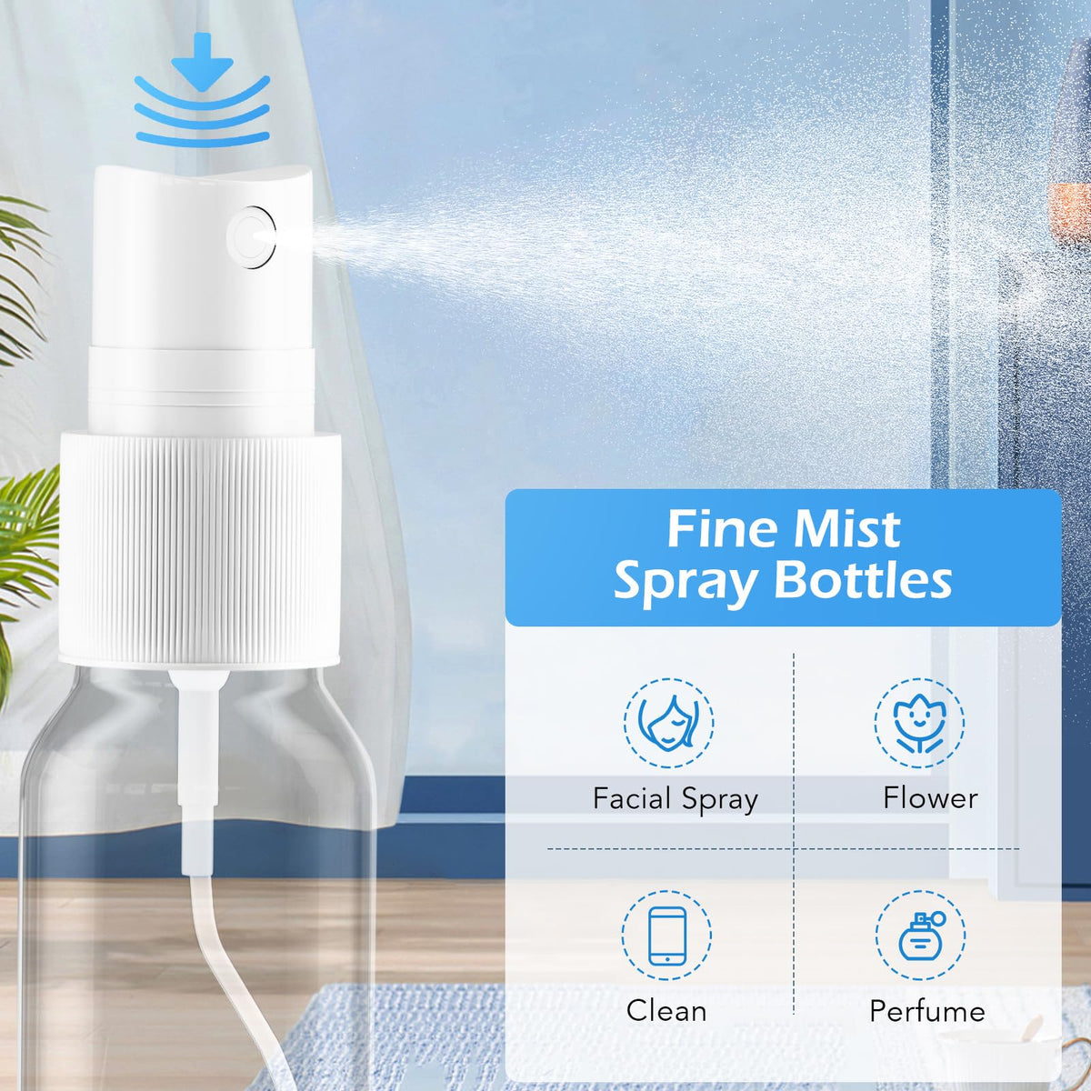 Zoizocp closeup fine-mist nozzle delivering even spray for lightweight application
