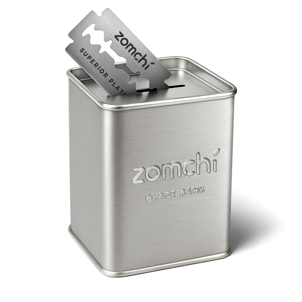 ZOMCHI front view silver container showing secure storage benefit