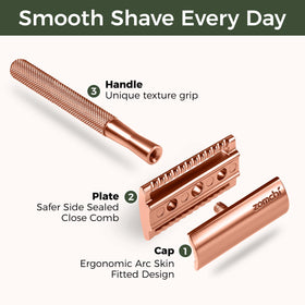 ZOMCHI handle close-up highlighting grip and balanced weight for control