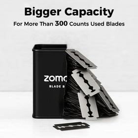 ZOMCHI close-up of top slot demonstrating safe one-way blade entry