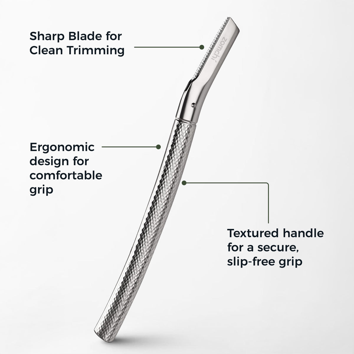 ZOMCHI razor and travel pouch ready for grooming on the go