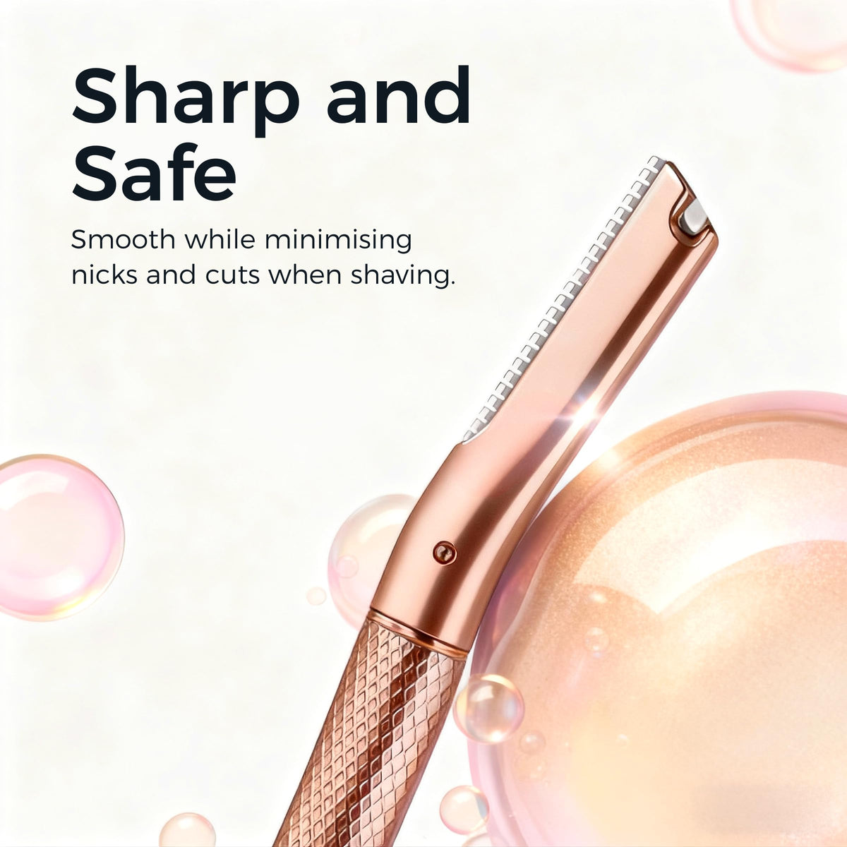 ZOMCHI trimming upper lip hairs to smooth skin texture and improve makeup application