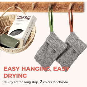 ZOMCHI soft pouch used on child's back showing gentle lathering and protection