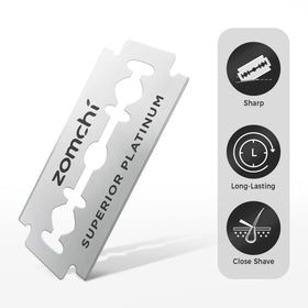 ZOMCHI wax-wrapped blade in hand emphasizing safe handling and portability