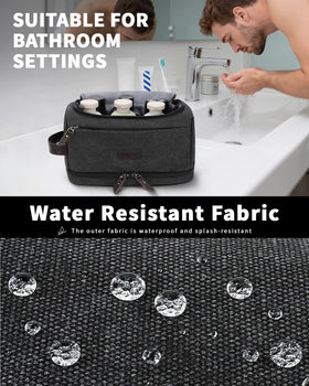 ZOMFELT hanging in bathroom on hook for hands-free access