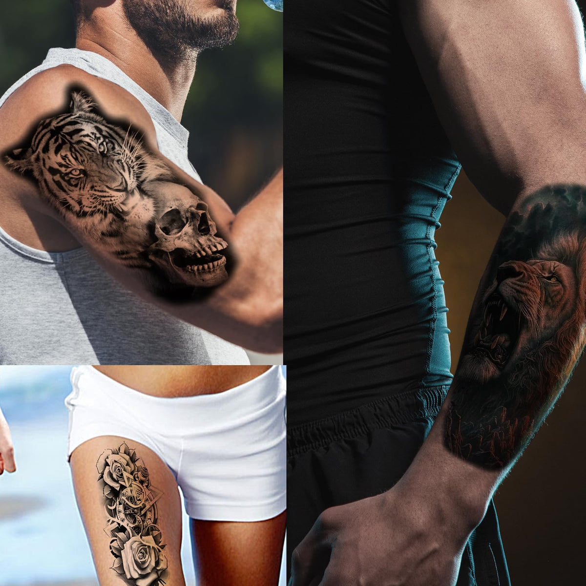 Zomme hands applying tattoo with damp cloth showing easy-application benefit