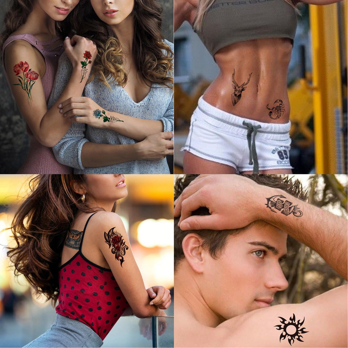 Zomme temporary tattoo on forearm in cosplay setting showing wearable-style benefit