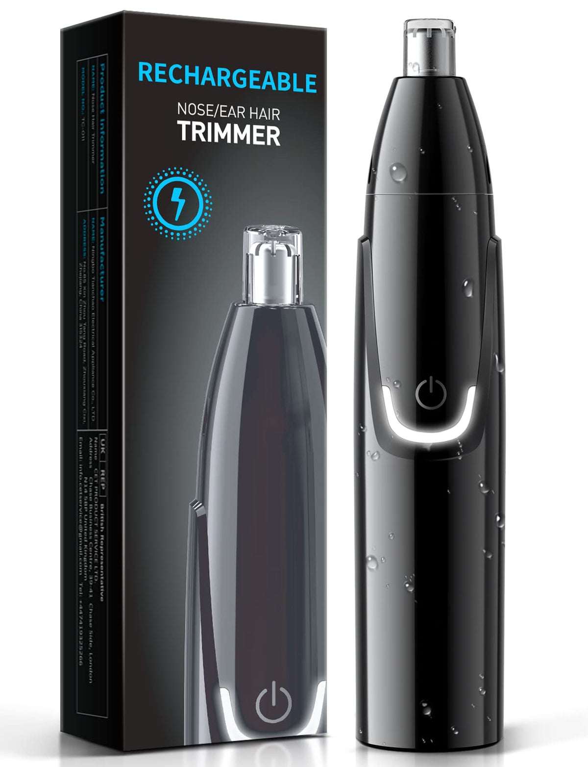 ZORAMI front view of compact trimmer showing ergonomic grip and finish