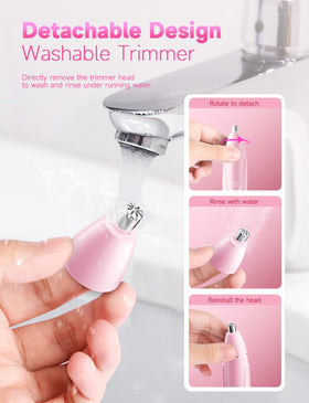 ZORAMI on bathroom counter with USB‑C cable showing everyday readiness