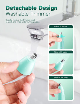ZORAMI trimmer in a travel kit conveying USB‑C charging convenience and portability