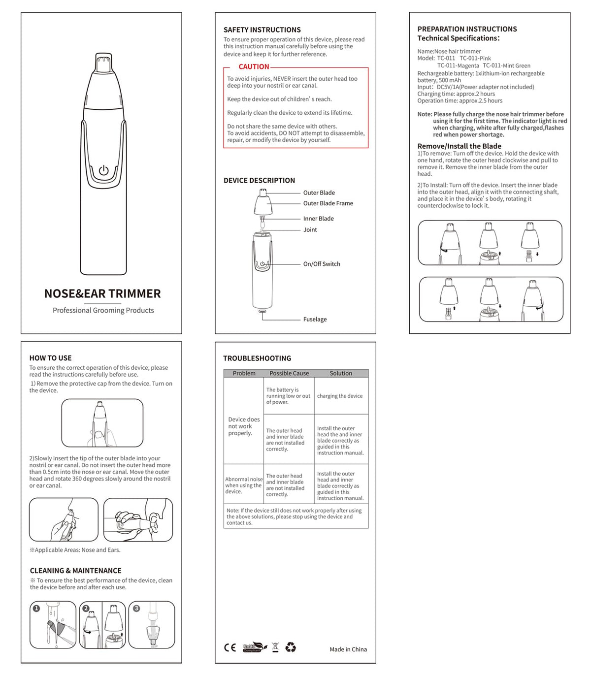 ZORAMI trimmer in travel pouch staged for on-the-go grooming
