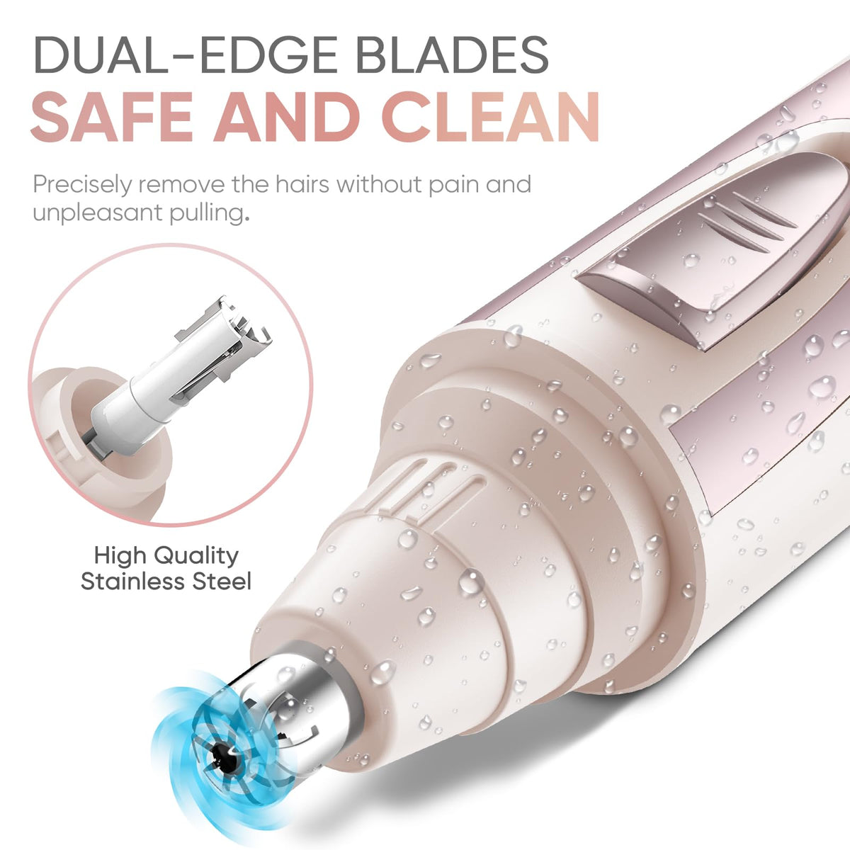 ZORAMI rinsing under tap to show IPX7 waterproof cleaning benefit