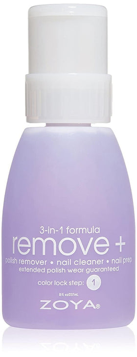 ZOYA front packaging showing bottle and clear branding, suggests professional reliability