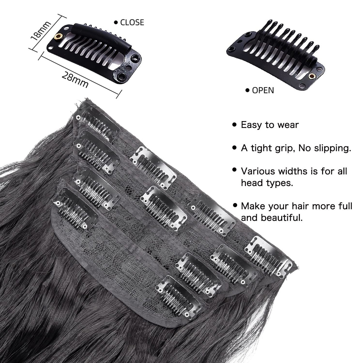 ZQIAN BEAUTY detailed curly fiber texture showing natural-looking bounce and sheen