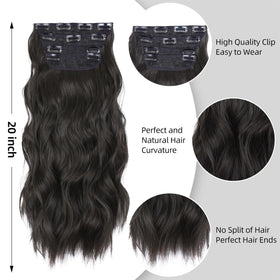 ZQIAN BEAUTY model clipping weft into hair demonstrating easy, tool-free application
