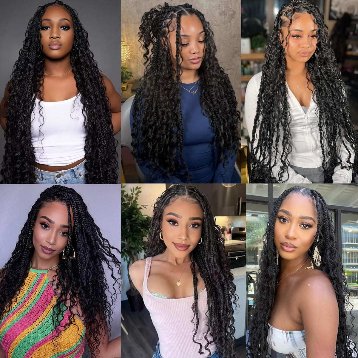 ZRQ lifestyle outdoor shot of woman wearing boho curls for event-ready look