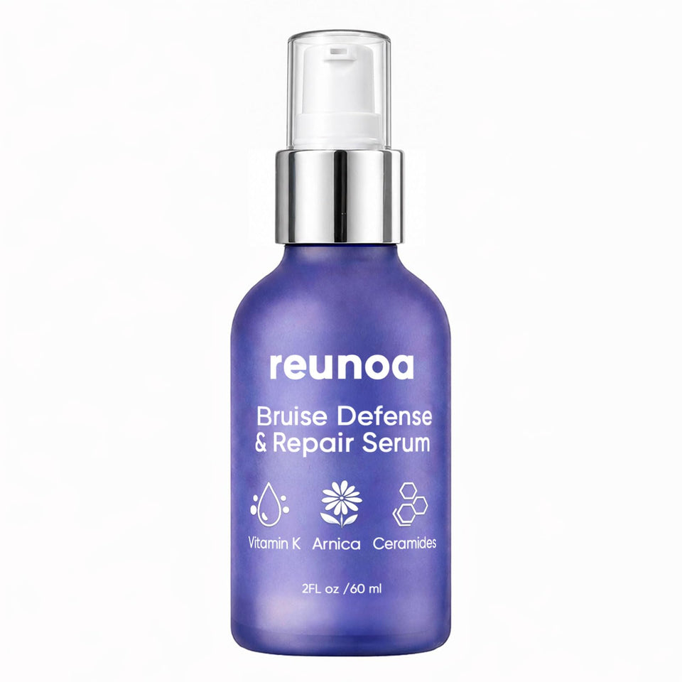 ZRRTXV front packaging of Reunoa serum shows product and 60ml size benefit