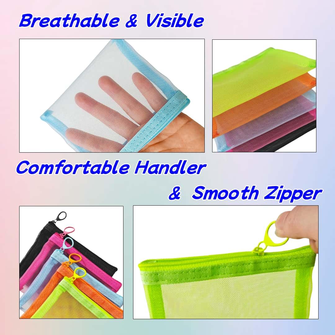 ZSlactp close-up mesh texture highlighting breathability and visibility benefit