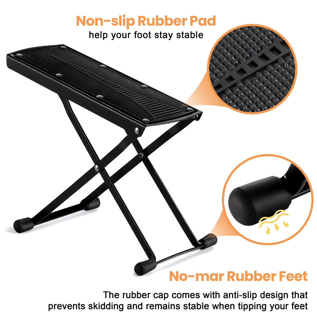 ZtohPyo foot on stand during pedicure delivering comfortable foot positioning benefit