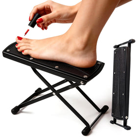 ZtohPyo front view of pedicure stand showing stable platform and easy adjustment benefit