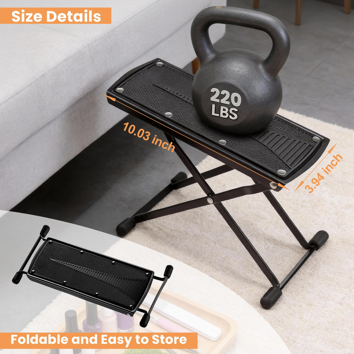 ZtohPyo in-shower setup for leg shaving, safe elevated support benefit