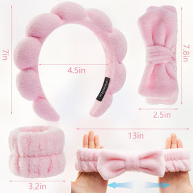 Ztomine bubble headband close-up showing soft texture and secure hair hold benefit
