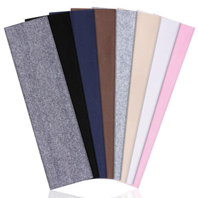 Ztomine front view of eight-pack headbands showing colors and packaging, versatile wear