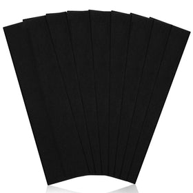 Ztomine front view of all eight headbands showing colors and neat stack, practical set