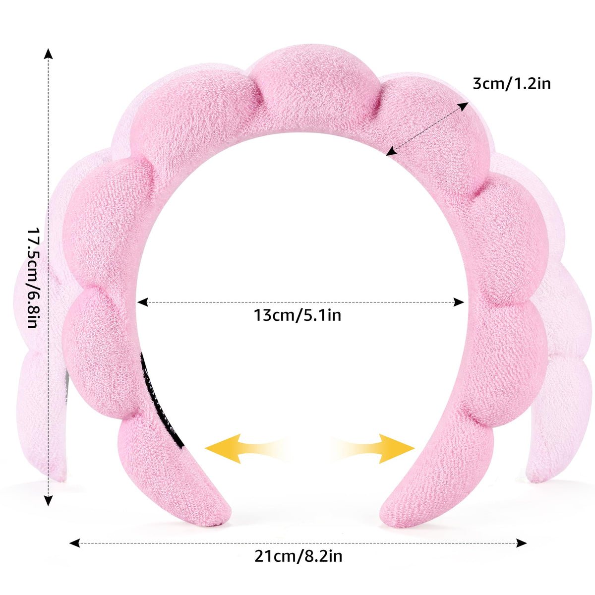 Ztomine close-up terry cloth texture highlighting plush absorbency for splashes