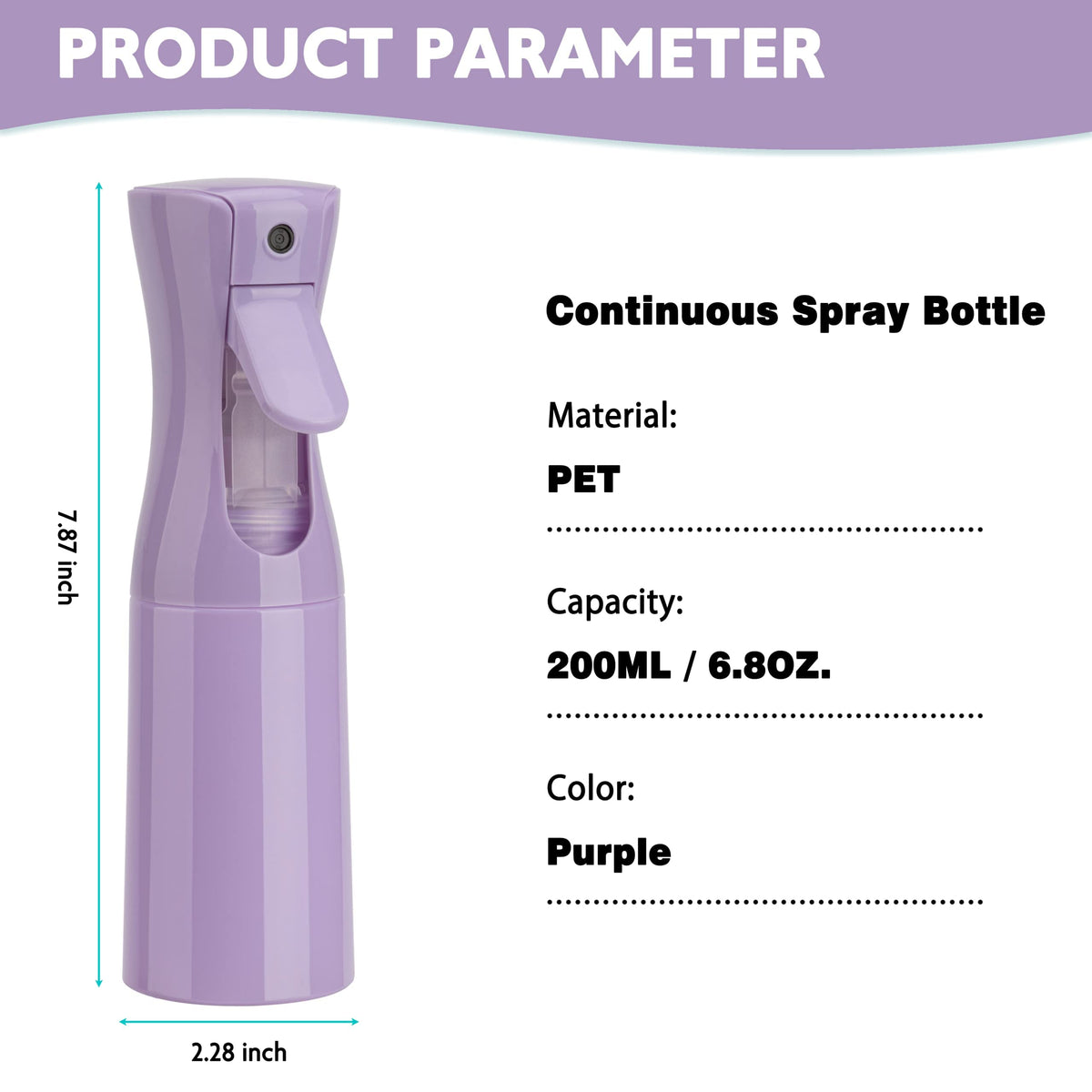 Zuhose nozzle close-up showing 0.3mm atomizer for ultra-fine even spray