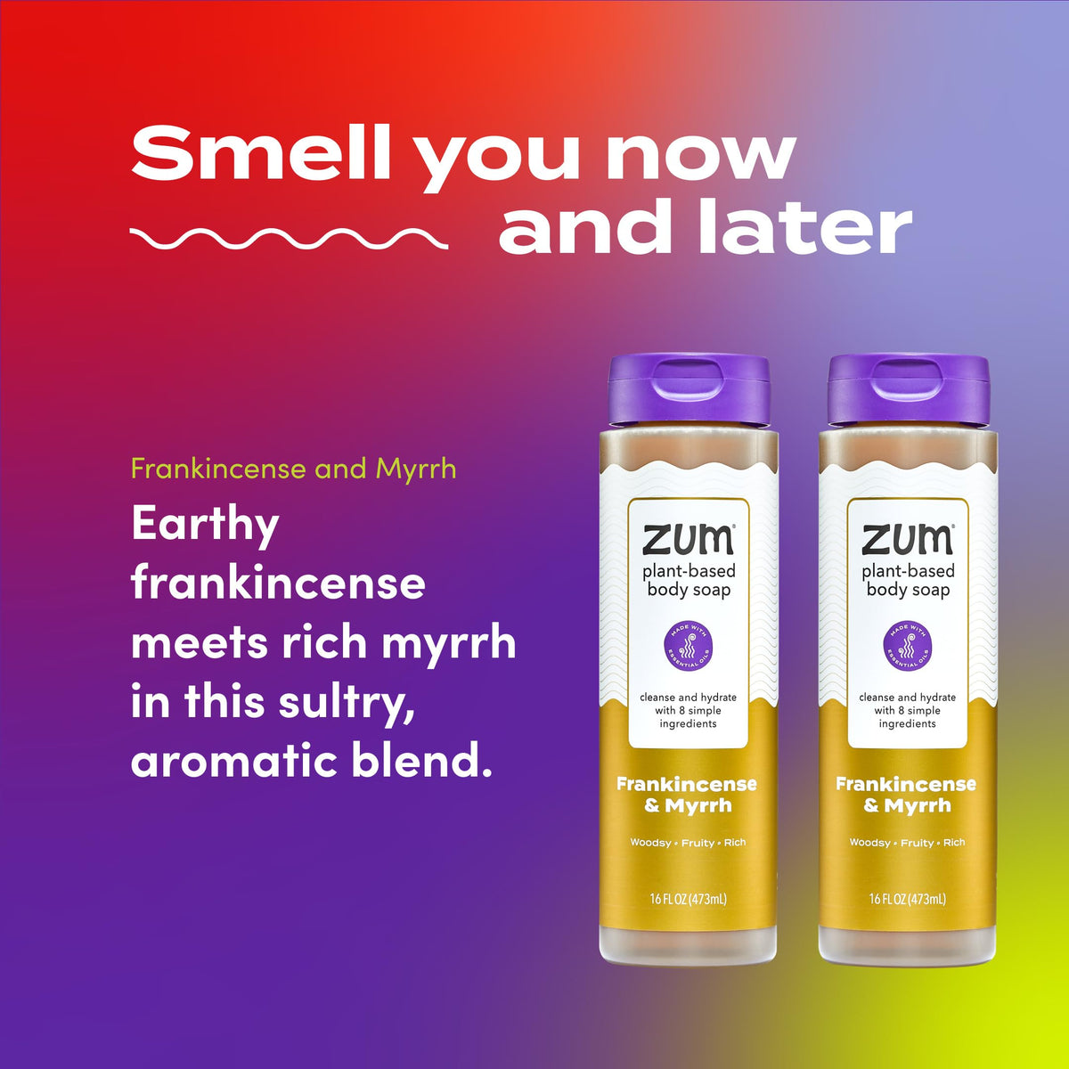 Zum foamy lather texture demonstrating moisturizing clean benefit