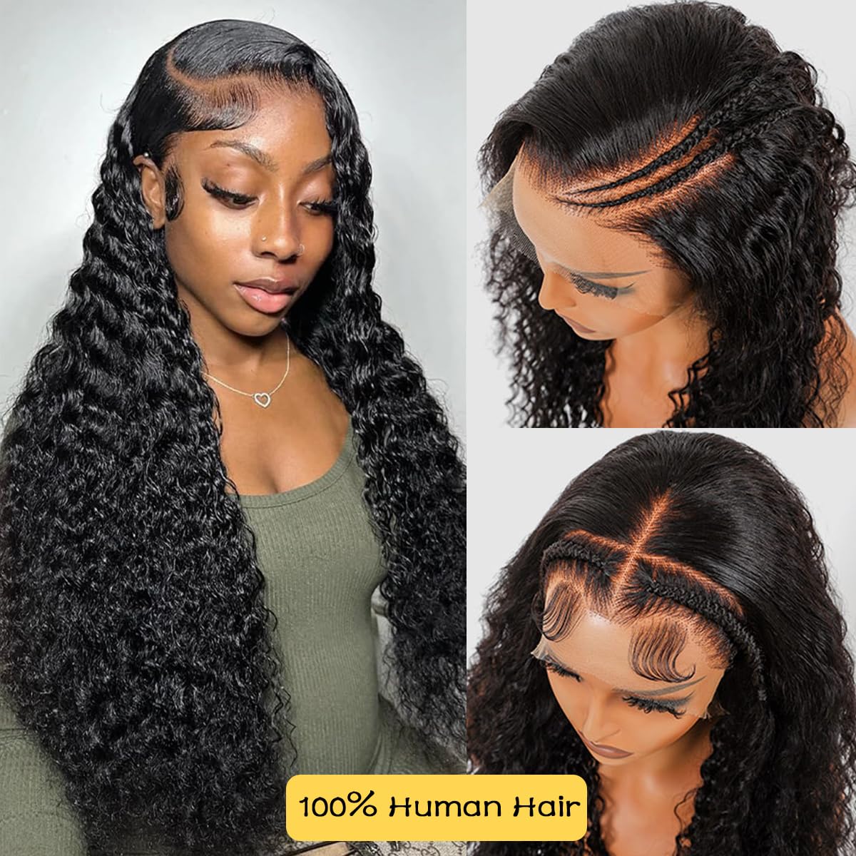 Zumuer HD 13x6 lace close-up showing invisible parting benefit