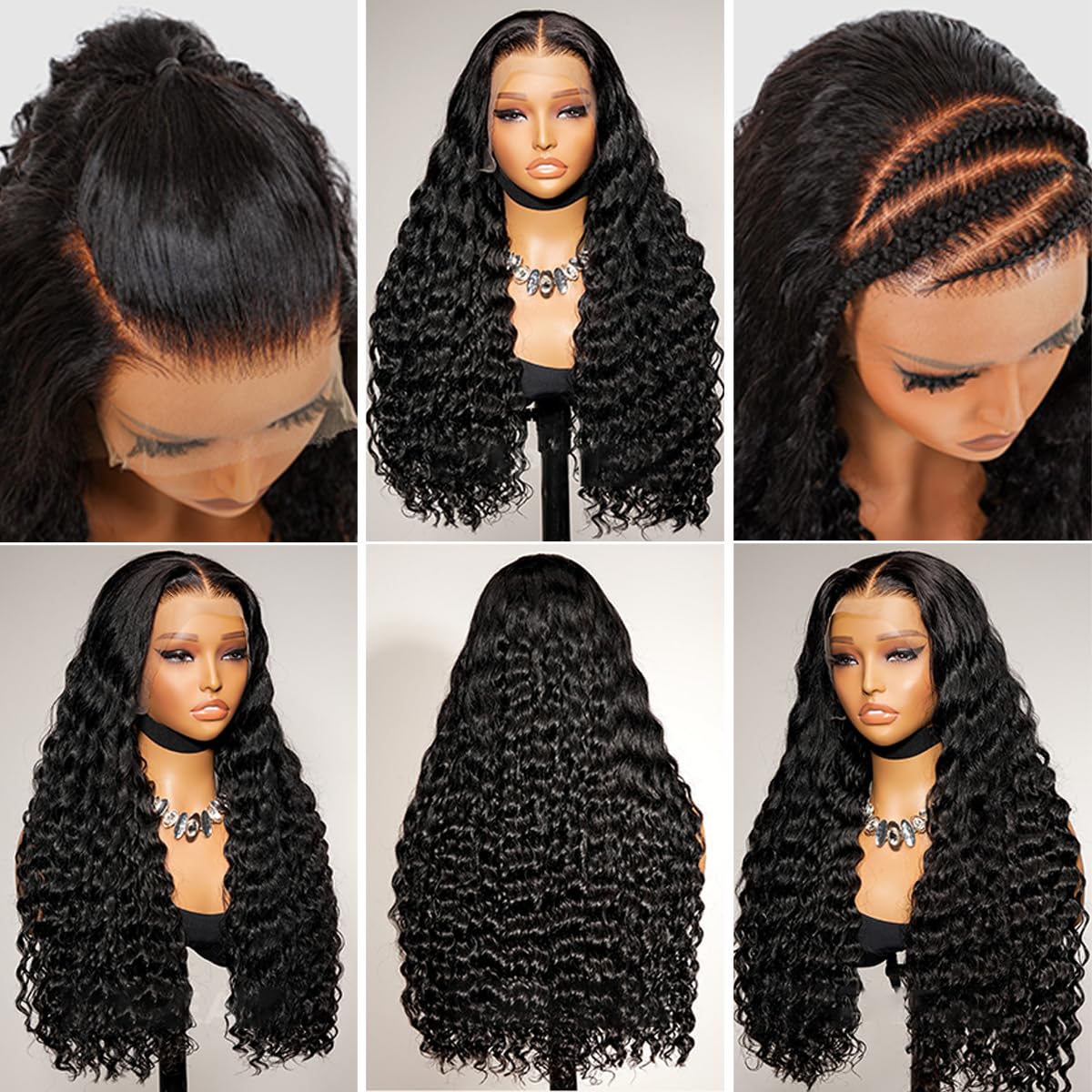 Zumuer wig on mannequin showing length and scale benefit