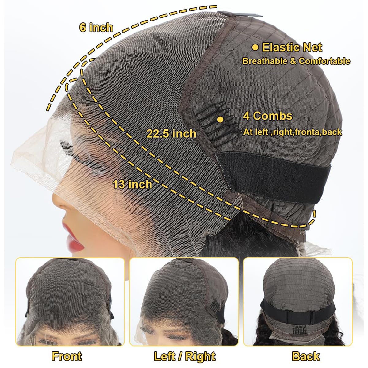 Zumuer deep wave texture close-up showing soft bounce benefit