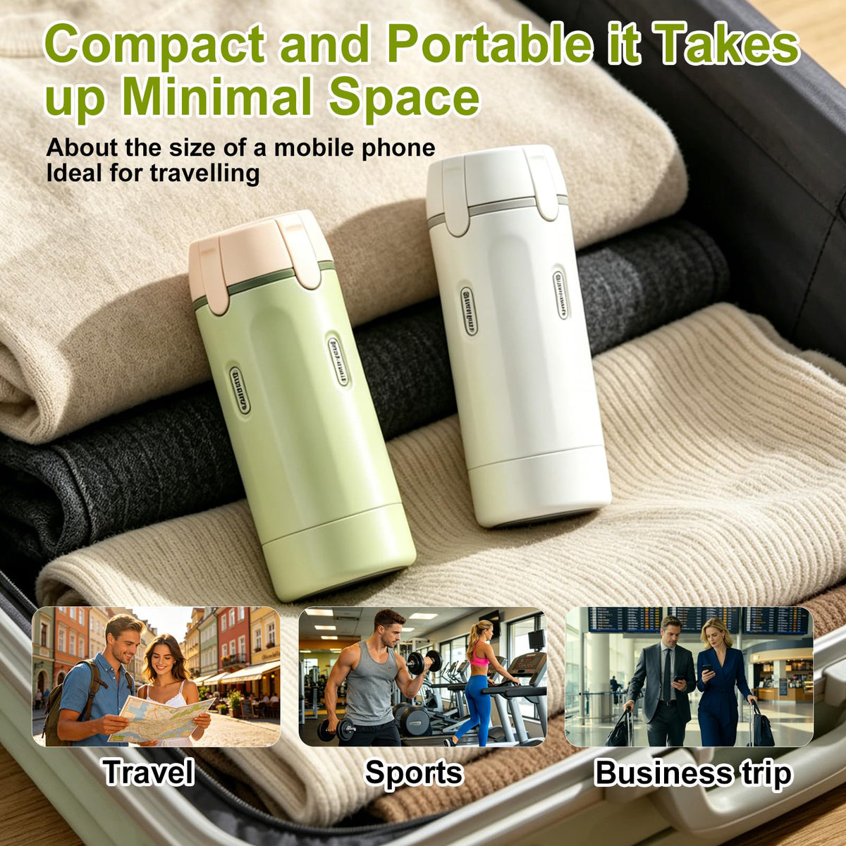 ZXAPJJD hard-shell carrier protecting inner bottles from impact and leak prevention benefit