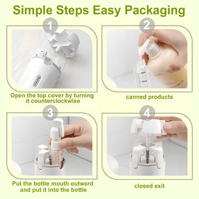 ZXAPJJD inside packed suitcase showing space-saving organization benefit