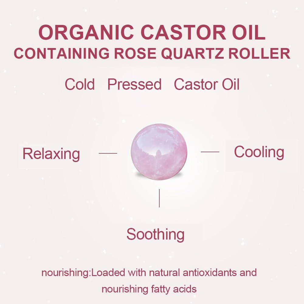 ZXZTSM castor oil pouring to show thick texture and deep-hydration benefit