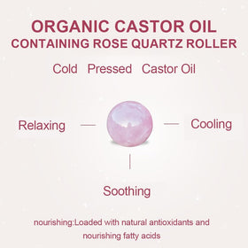 ZXZTSM castor oil pouring to show thick texture and deep-hydration benefit