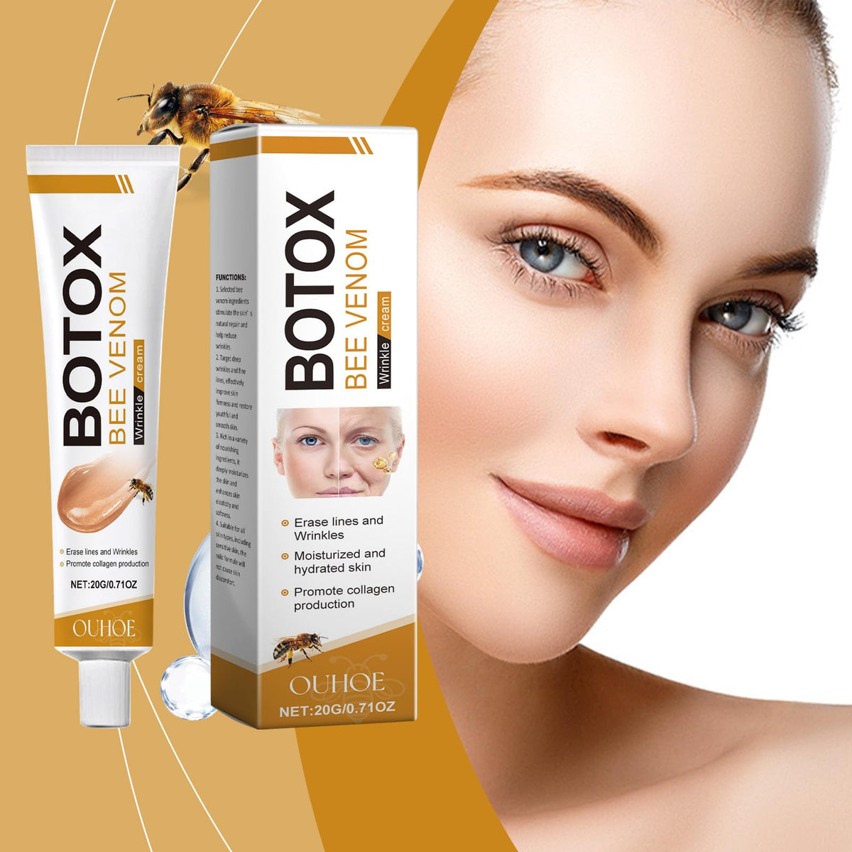 ZXZTSM cream texture close-up highlighting smooth, fast-absorbing formula