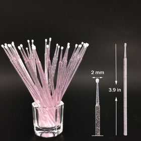 ZYIGYI close-up of microfiber tip revealing fine fibers for precise product control