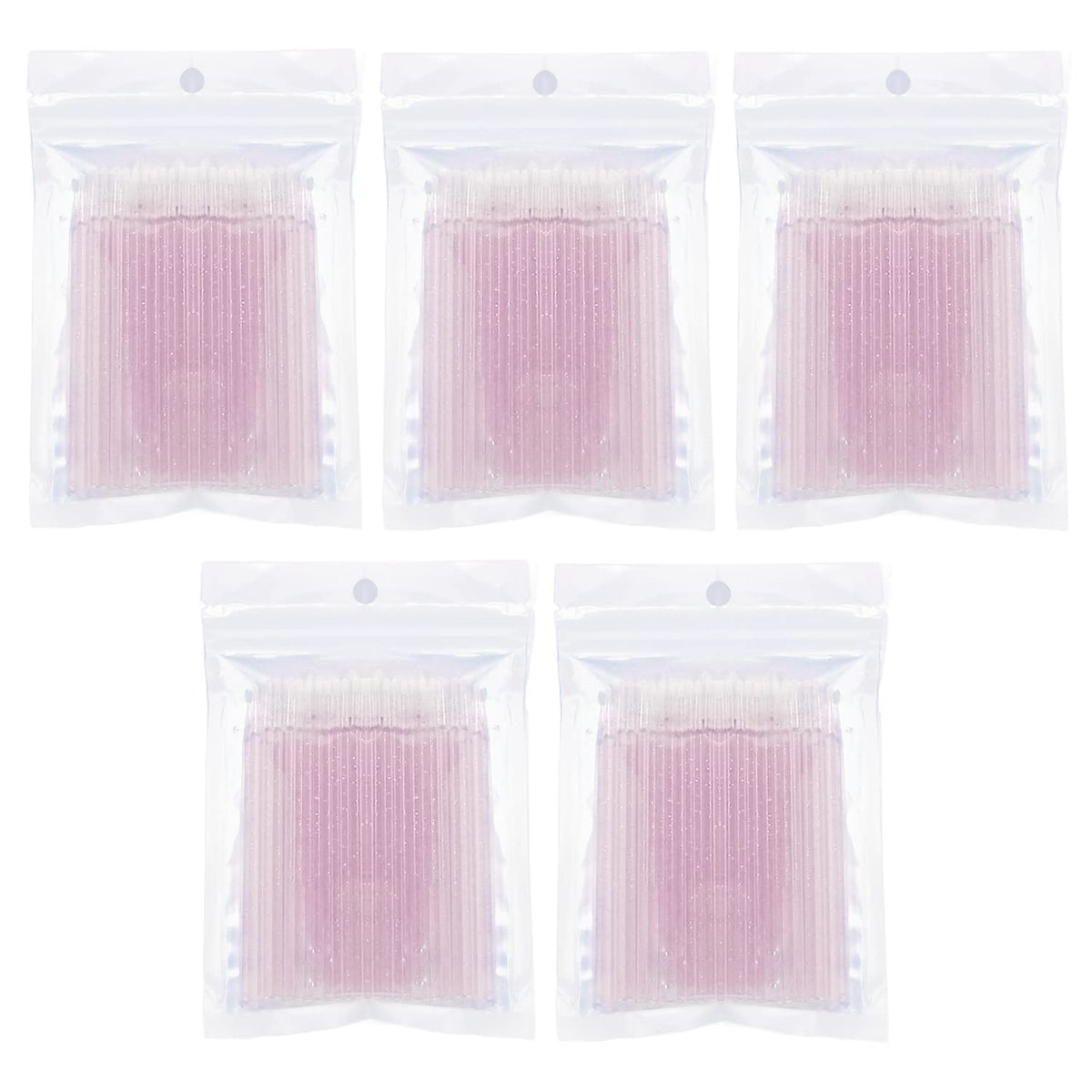 ZYIGYI micro applicators on a salon tray ready for lash and makeup services
