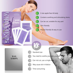 ZYQTQZ small strip applied to upper lip area, precise facial hair removal benefit