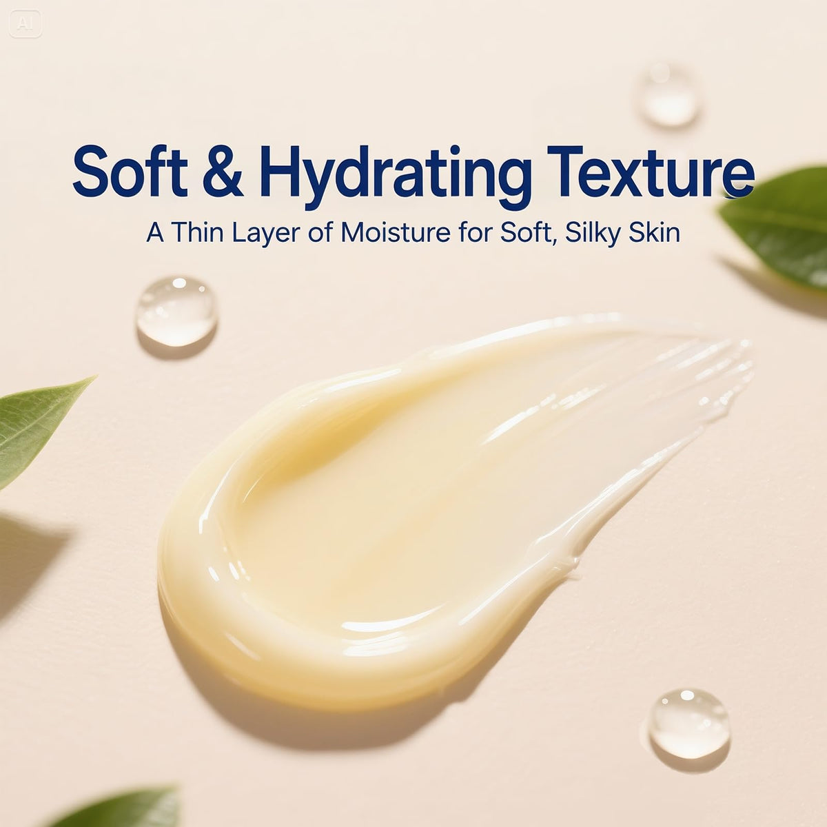 ZyraGloz cream texture close-up highlights fast-absorbing, non-greasy formula